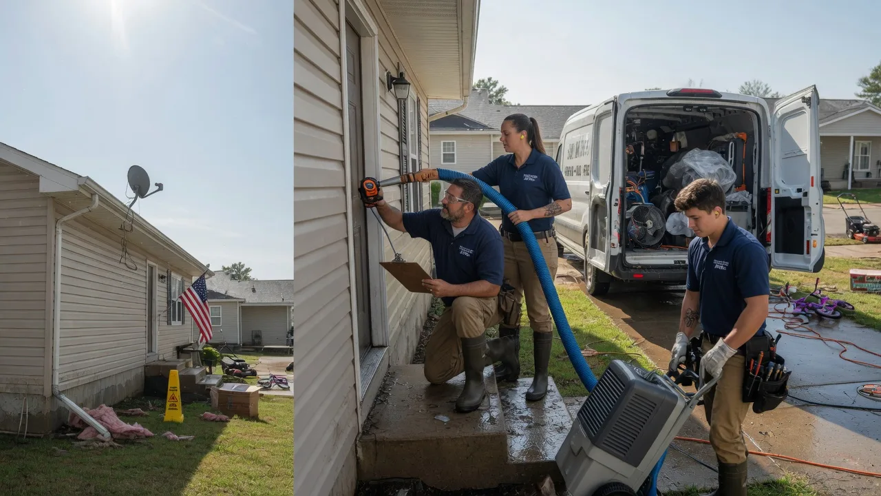 Ceiling Water Damage Restoration in Morrowville, KS near me